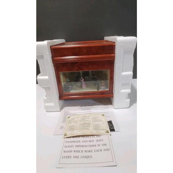 Mr Christmas Symphonique Wooden Music Box 2005 Ballroom Animated 50 Songs RARE - Picture 5 of 9